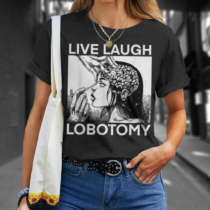 Live Laugh Lobotomy Spade Ink T-Shirt Geschenke für Sie