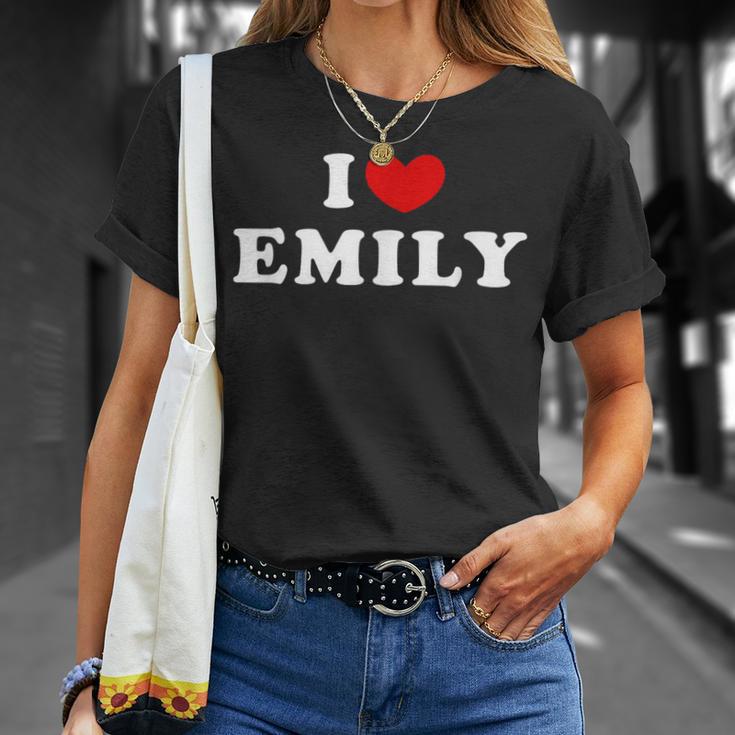 I Love Emily I Love Emily T-Shirt Geschenke für Sie