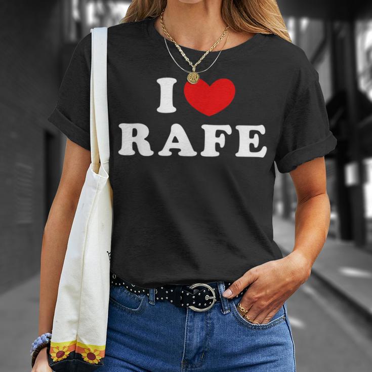 I Love Rafe I Love Rafe T-Shirt Geschenke für Sie