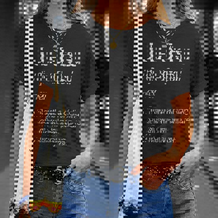 Lustige Bjj Definición De Jiu-Jitsu Brasileño Camiseta unisex Regalos para ella