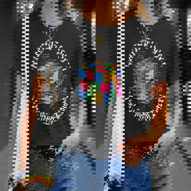 Magic Cube Solution Nerd Genie Cadeau Drôles Hommes S T-Shirt Cadeaux pour elle