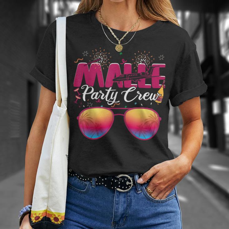 Malle Party Crew Party Holiday Mallorca T-Shirt Geschenke für Sie