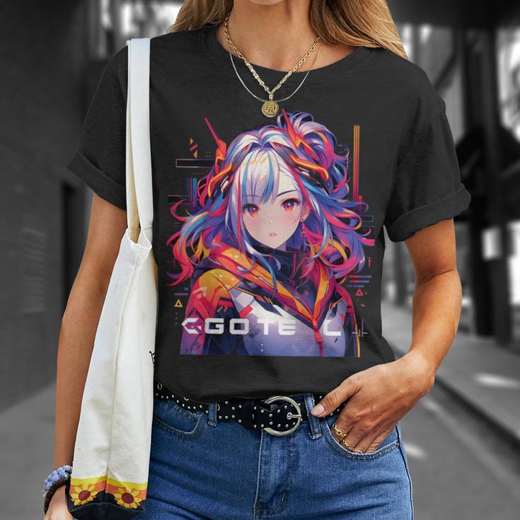 Manga Anime Aesthetic Cyberpunk Techwear Harajuku T-Shirt Geschenke für Sie