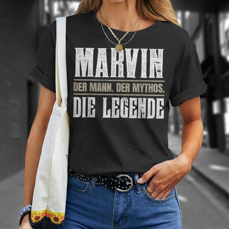 Marvin First Name Name Marvin T-Shirt Geschenke für Sie