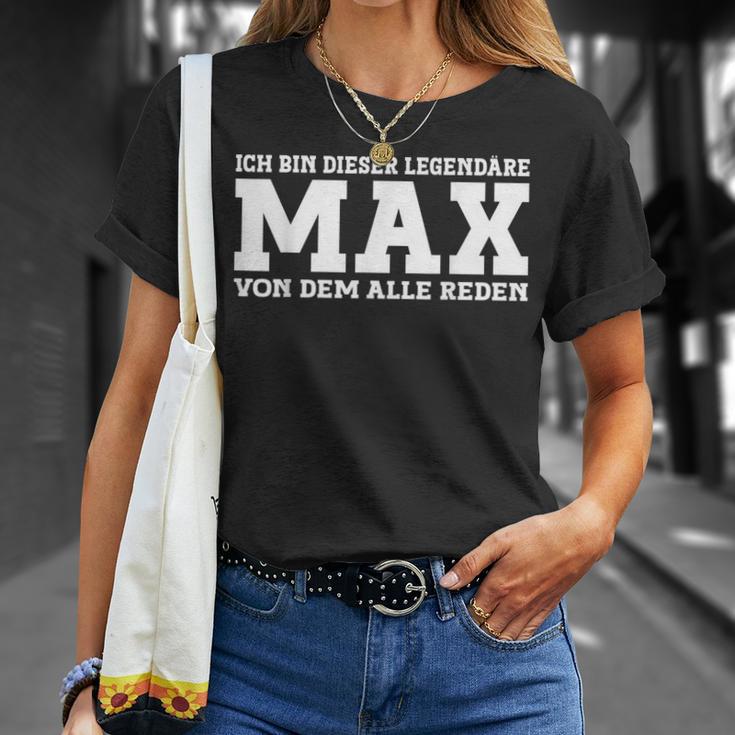 Max First Name Saying Max T-Shirt Geschenke für Sie