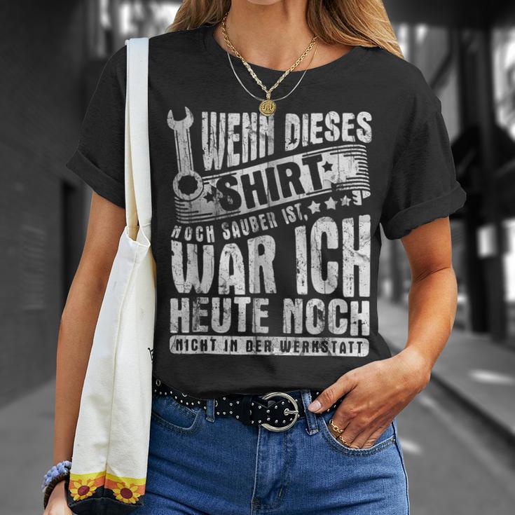 With Mechanic Car Wenn Dieser Noch Sauberist Ist T-Shirt Geschenke für Sie