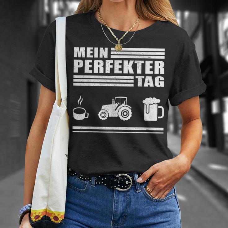 Mein Perfekt Tag Farmer T-Shirt Geschenke für Sie