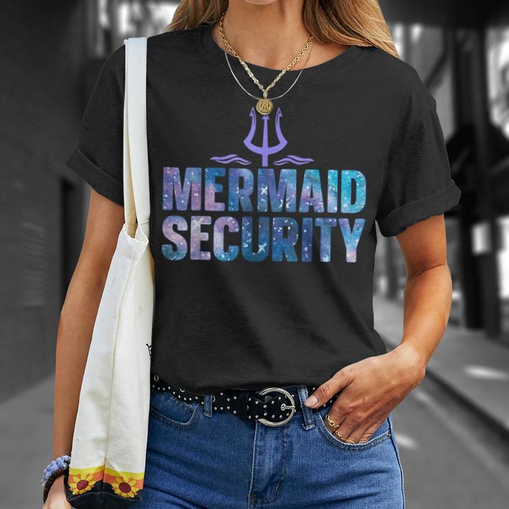 Mermaid Security Dad Mermaid Family Mermaid Squad T-Shirt Geschenke für Sie