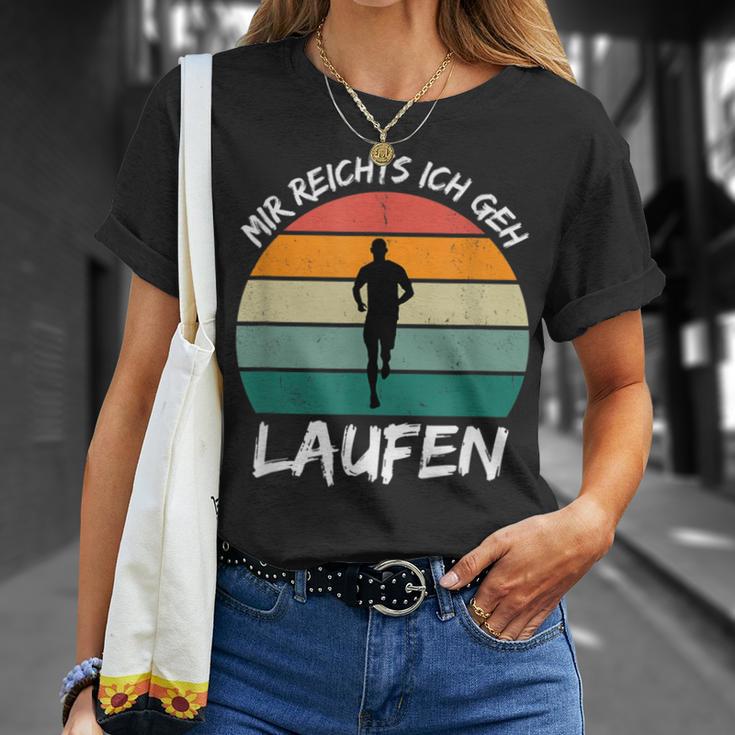 Mir Reichts Ich Geh Laufen Jogging Runner Slogan T-Shirt Geschenke für Sie