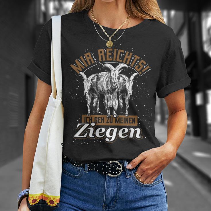 Mir Reichts Ich Geh Zu Meinen Ziegen T-Shirt Geschenke für Sie