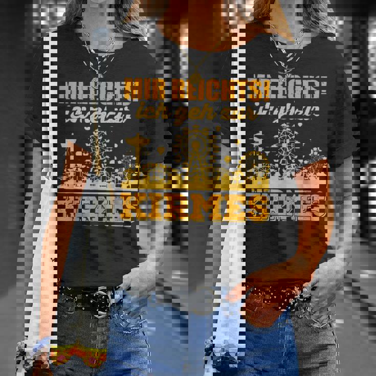 Mir Reichts Ich Geh Zur Kirmes Schaustellerintage T-Shirt Geschenke für Sie