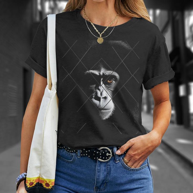 Mono Animal Motivo Arte Mono Camiseta unisex Regalos para ella