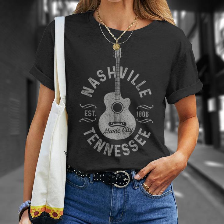 Nashville Tennessee Usa Country Music City Souvenir T-Shirt Geschenke für Sie