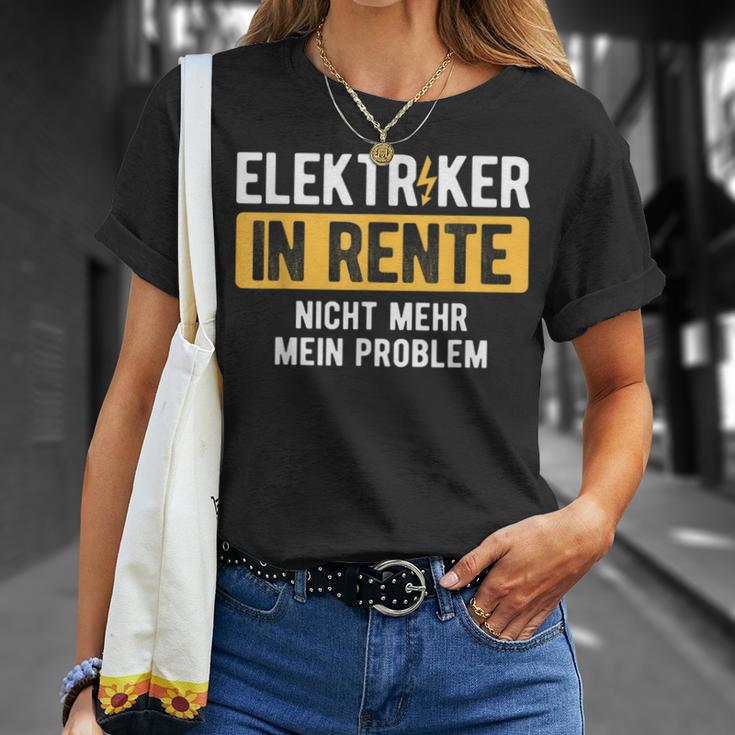 Nicht Mehr Problem Rente Craftsman Electricians T-Shirt Geschenke für Sie