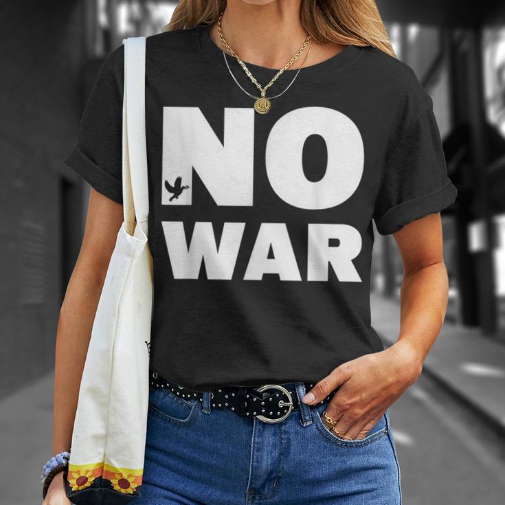 No War Peace No War No War T-Shirt Geschenke für Sie