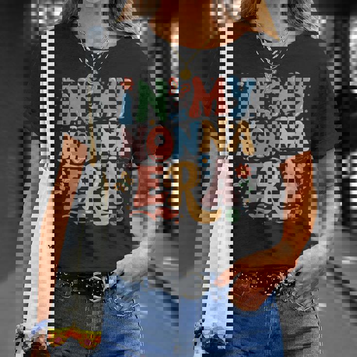 In My Nonna Era Retro Groovy Nonna Butterfly T-Shirt Gifts for Her