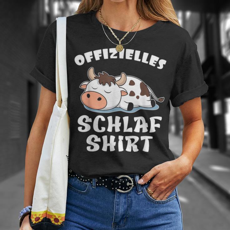 Official Sleep Cow Cows Farmers Children's T-Shirt Geschenke für Sie