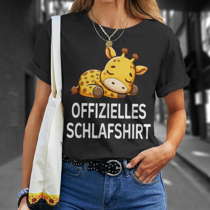 Official Sleep Giraffe Pyjama T-Shirt Geschenke für Sie