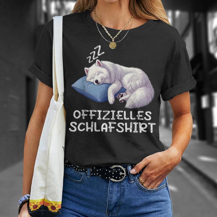 Official Sleep Samoyed Samoyed Samoyed Owner T-Shirt Geschenke für Sie