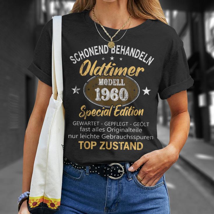 Oldtimer Baujahr 1960 Geborenintage 1960 Birthday S T-Shirt Geschenke für Sie