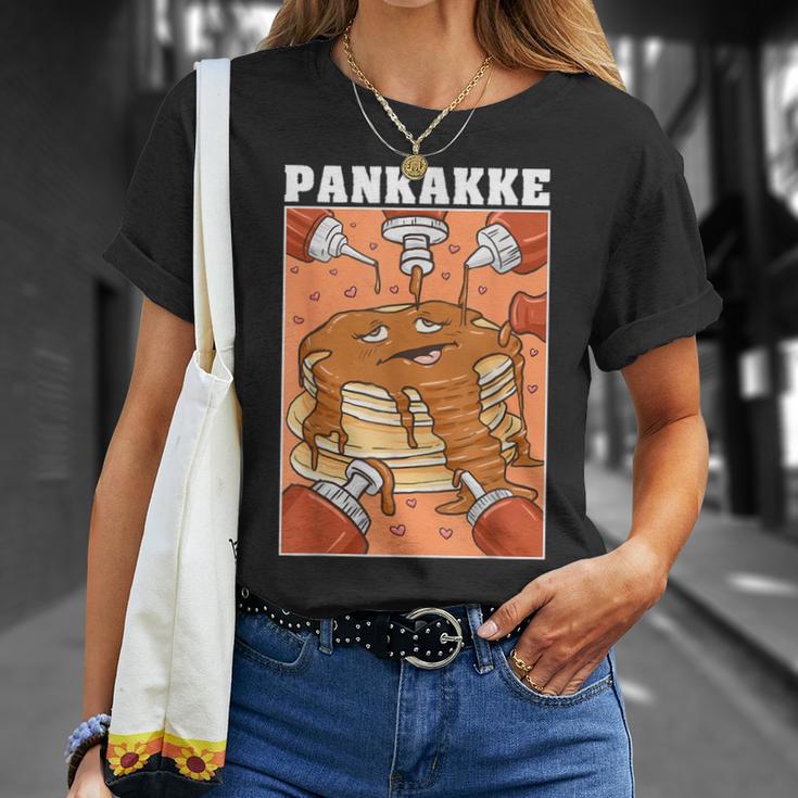 Pankakke Naughty Pancake Bukakke Ecchi Hentai Pun T-Shirt Geschenke für Sie