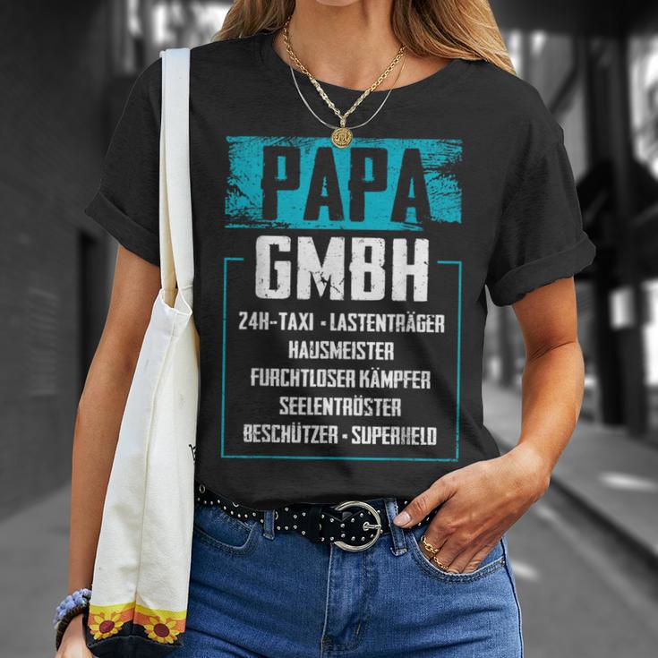 Papa Gmbh Firma Saying Business Father Family T-Shirt Geschenke für Sie