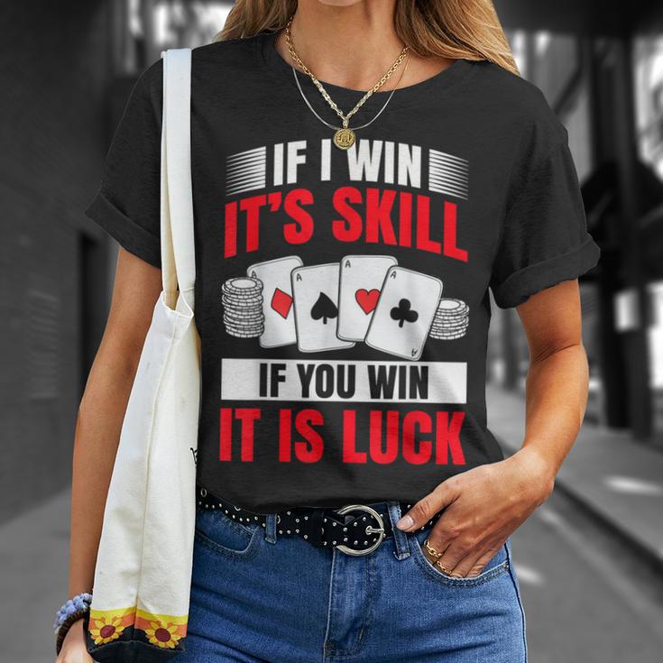 Poker Costume For In Texas Poker Player T-Shirt Geschenke für Sie