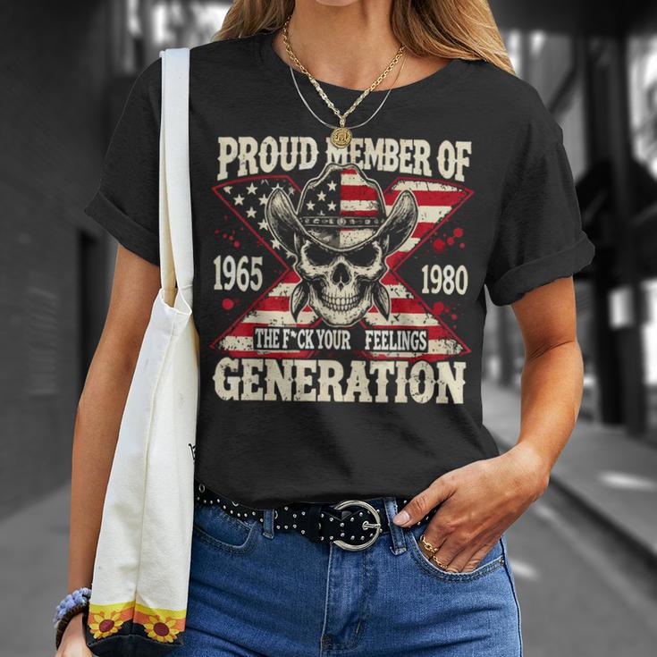 Proud Member Of 1965 1980 Generation T-Shirt Geschenke für Sie