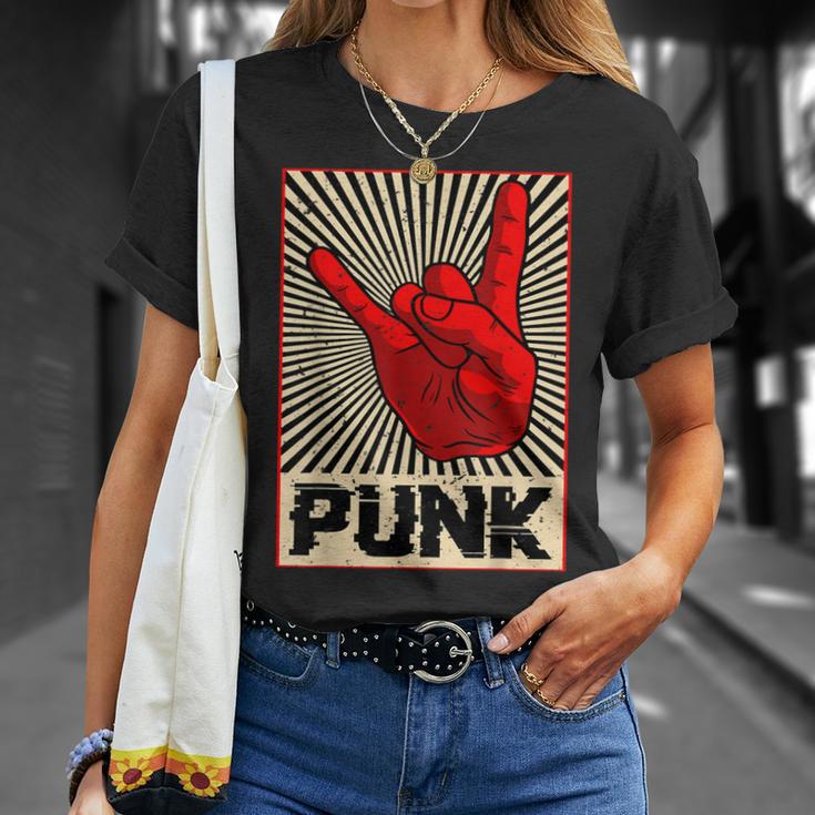 Punk Rock Music Against Nazis Against Right T-Shirt Geschenke für Sie