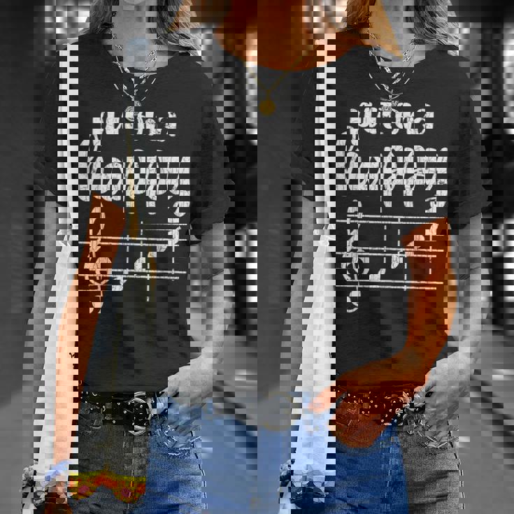 Put On A Happy Face Music Gráfico Divertido Para El Músico Camiseta unisex Regalos para ella