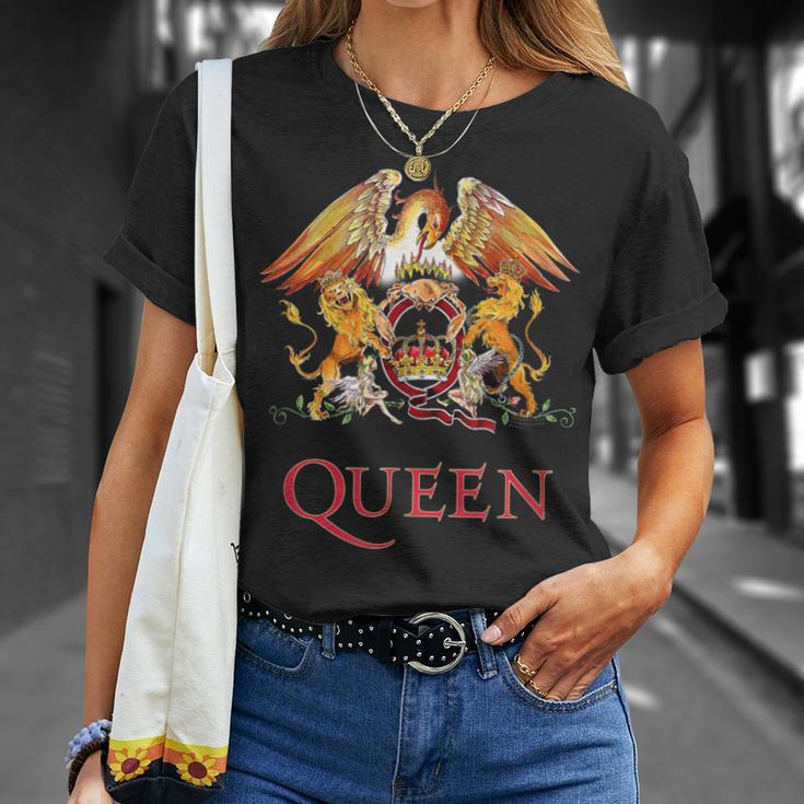 Queen Rock Music Band Logo By Rock Off T-Shirt Geschenke für Sie