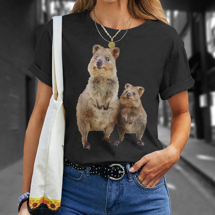 Quokka Australian Quokka With Baby T-Shirt Geschenke für Sie