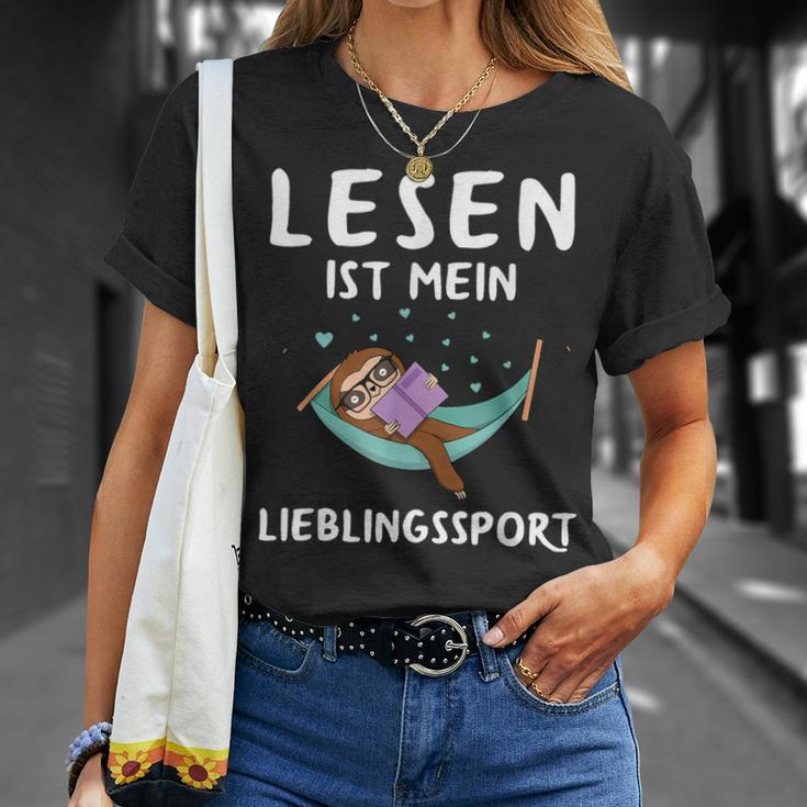 Reading Books Chain Reader Bookworm Book Lovers Saying T-Shirt Geschenke für Sie