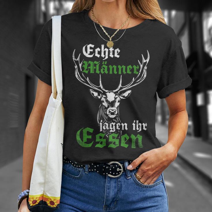 Real Hunting Your Food Hunter Deer Hunting T-Shirt Geschenke für Sie