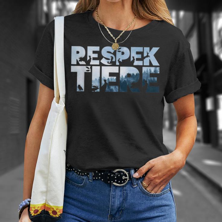 Respectants Animals Animal Protectionegetariansegan Activist Forest T-Shirt Geschenke für Sie