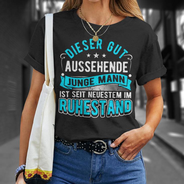 Retirement With Retirement Entry Man Pensionary & Pensionary T-Shirt Geschenke für Sie