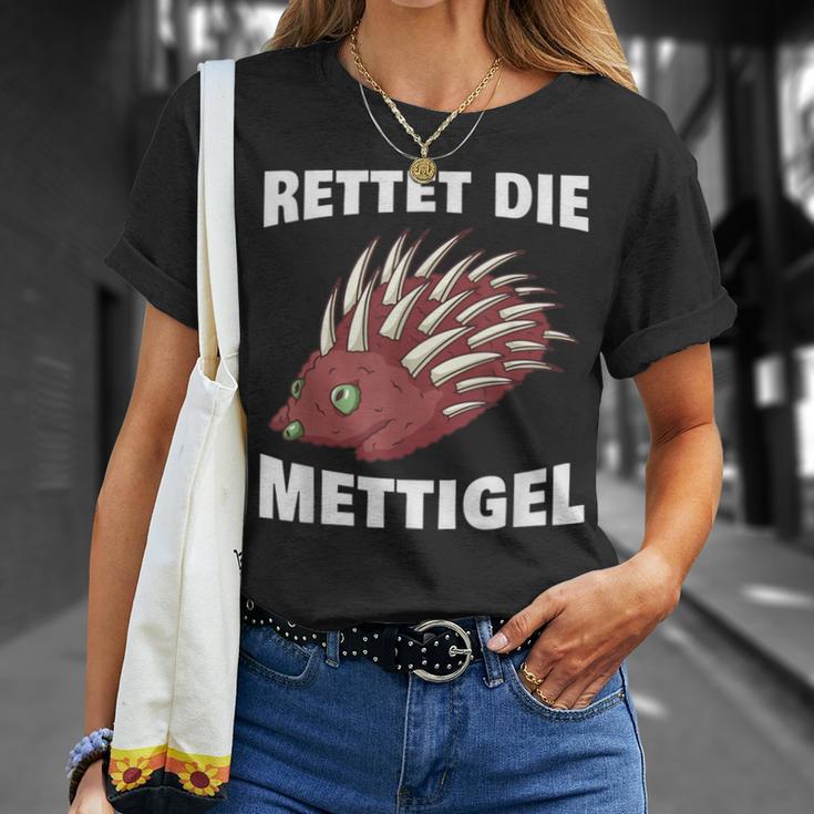 Rettet Die Mettigel Mettbrötchen Minced Meat Minced Meat Peter Mett T-Shirt Geschenke für Sie