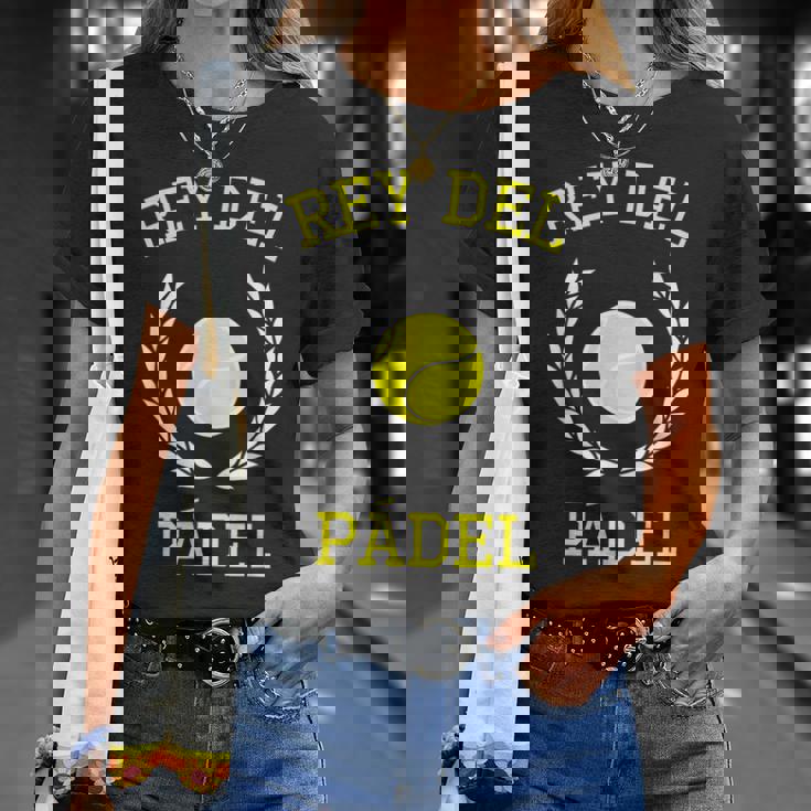 Rey Del Pádel Hombres Paddle Tenis Pádel Camiseta unisex Regaloses