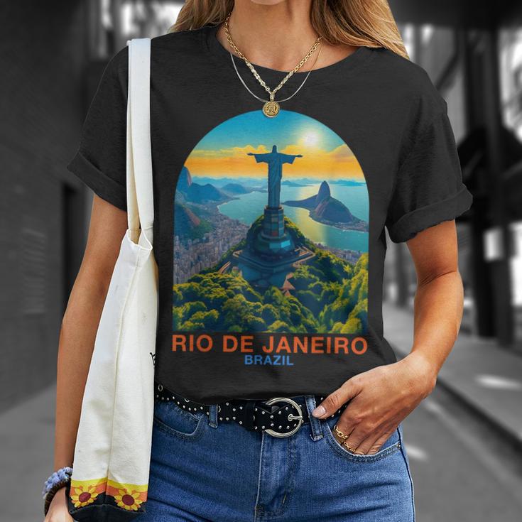 Rio De Janeiro Travel Holiday Rio De Janeiro Brazil T-Shirt Geschenke für Sie