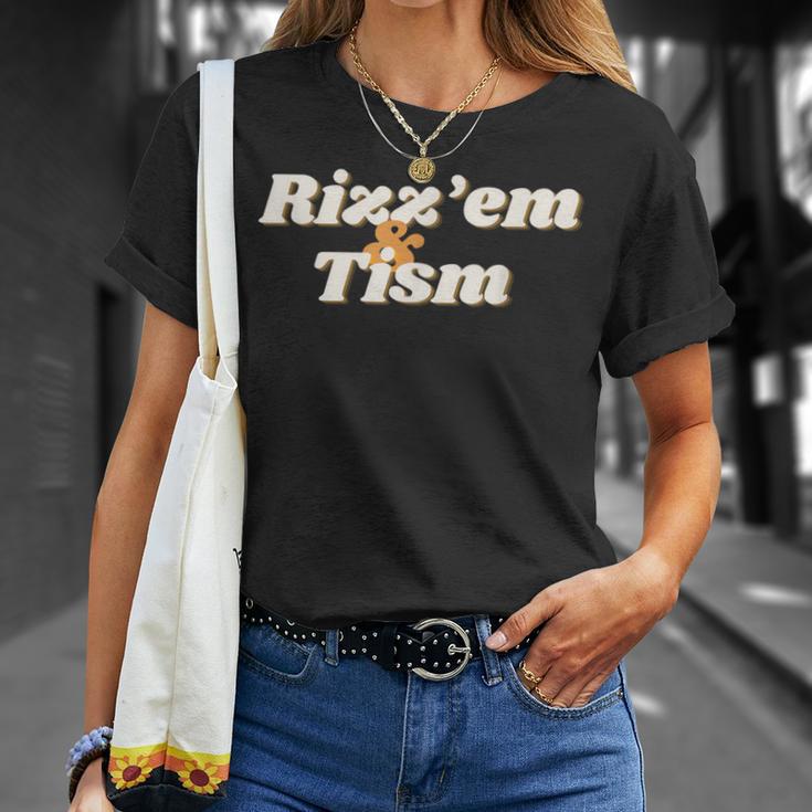 Rizz'em & Tism Autism Autistic Neurodiversity Rizz T-Shirt Geschenke für Sie