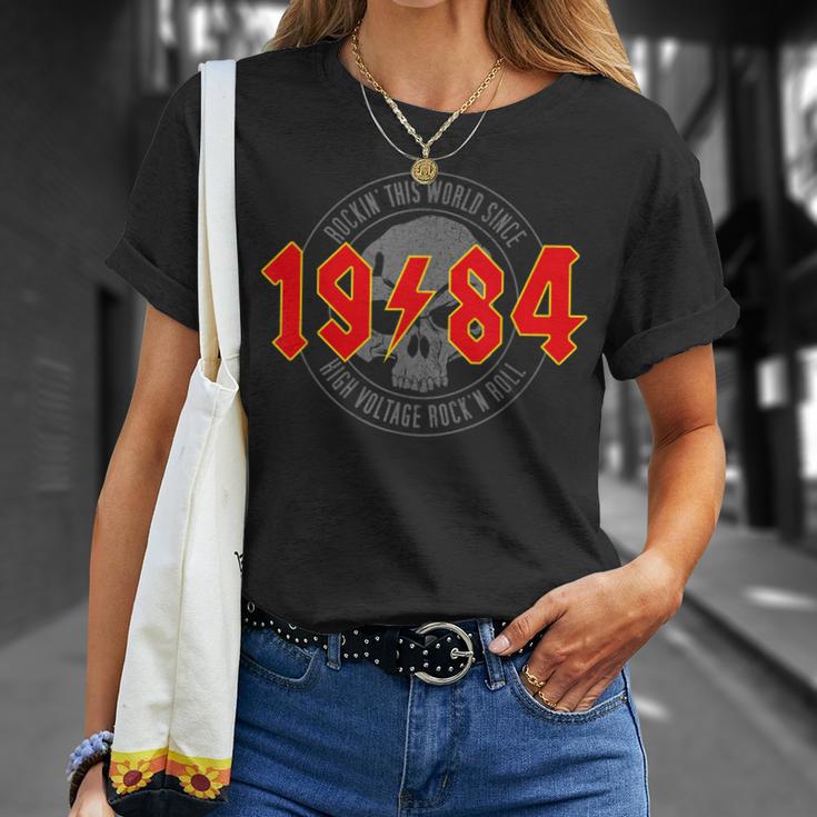 Rock And Roll Heavy Metal 1984Intage Birthday T-Shirt Geschenke für Sie