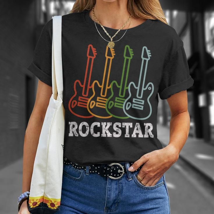 Rockstar Children'sintage Guitar Rockstar T-Shirt Geschenke für Sie