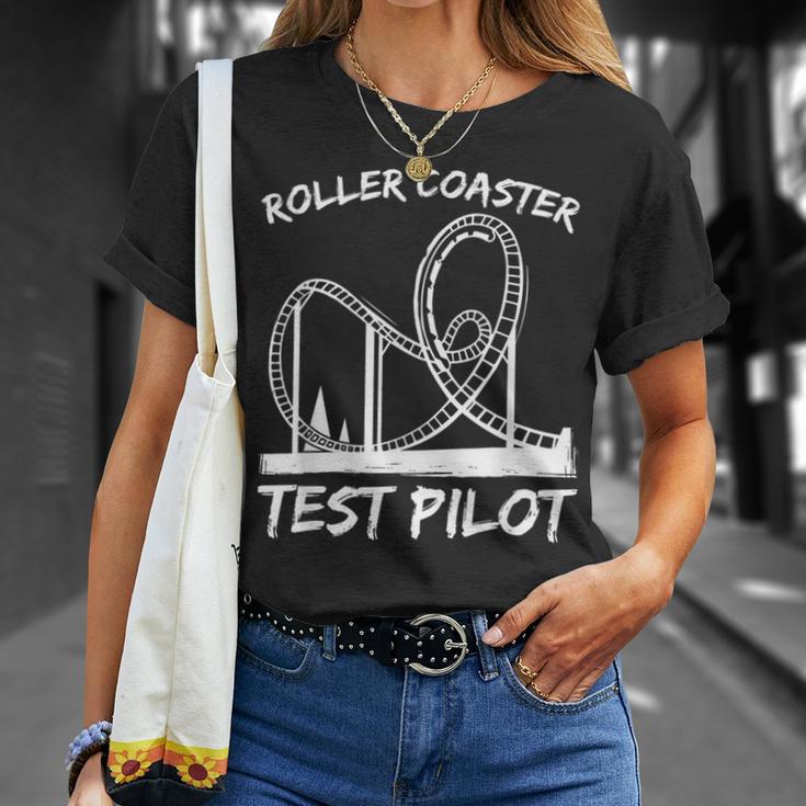 Roller Coaster Test Pilot Roller Coaster T-Shirt Geschenke für Sie