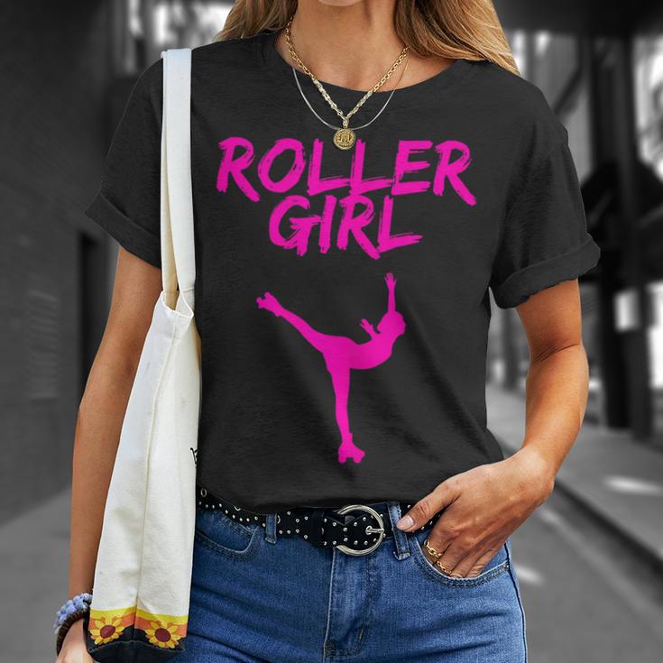 Roller Girl Figure Skating For Roller Girl Roller Skates Girls T-Shirt Geschenke für Sie