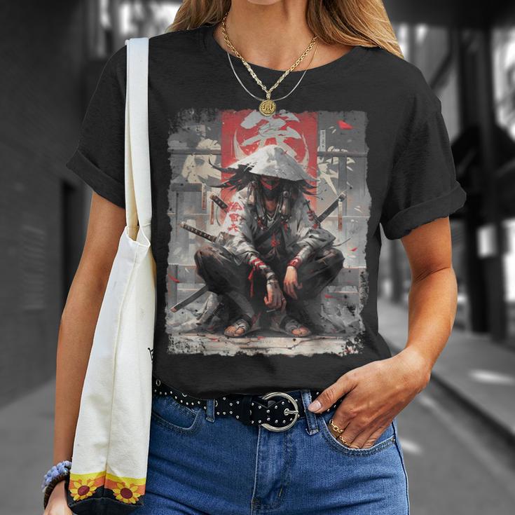 Samurai Sword Katana Ninja Japan Manga Anime Streetwear T-Shirt Gifts for Her