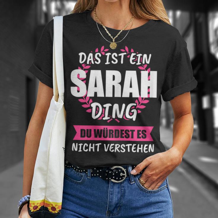 Sarah Name First Name T-Shirt Geschenke für Sie