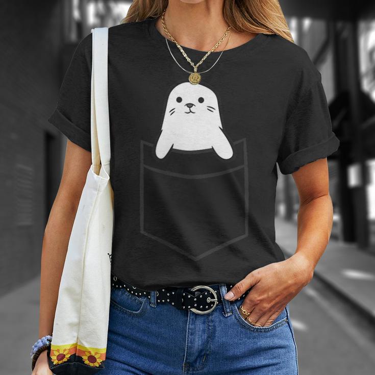 Seal In The Pocket Cute Baby Seals S T-Shirt Geschenke für Sie