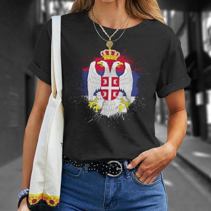 Serbia For Flag Belgrade Zagreb T-Shirt Geschenke für Sie