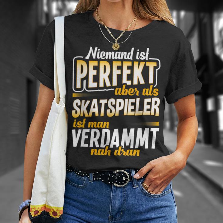 Skatspieler Skat Card Games Slogan T-Shirt Geschenke für Sie