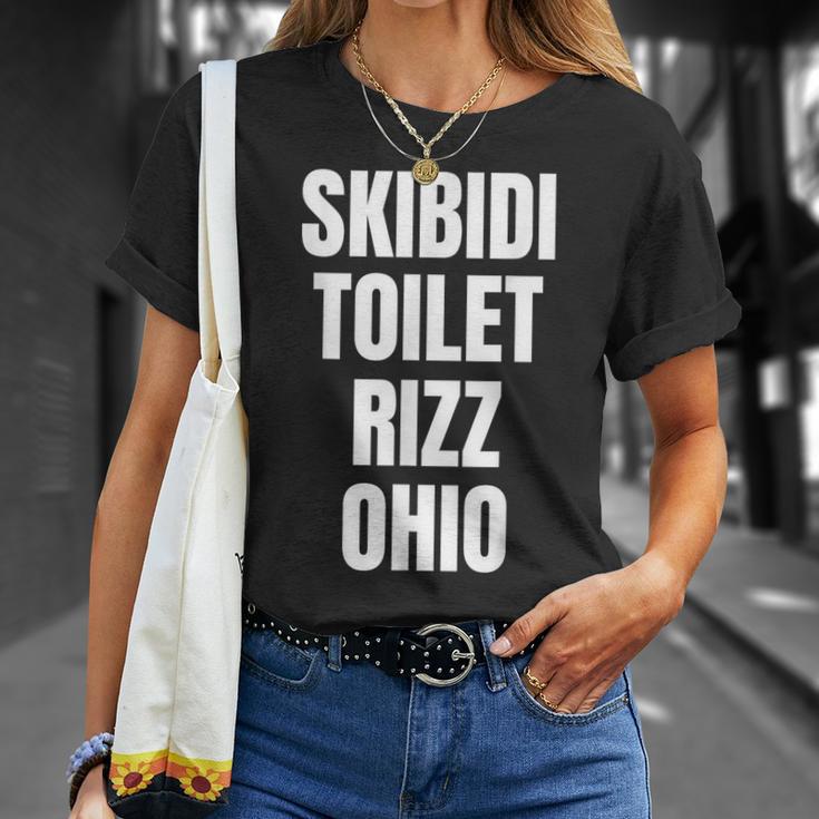 Skibidi Toilette Rizz Ohio T-Shirt Geschenke für Sie